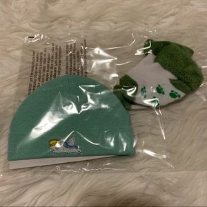 Green Baby Hat & Socks